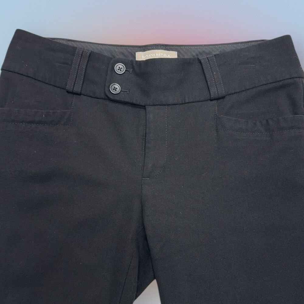 BANANA REPUBLIC Women’s 6 Black MARTIN FIT Pant